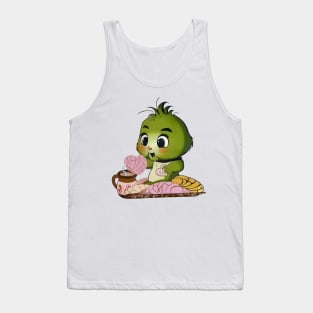 Baby Grinch Pan and Cafe Tank Top